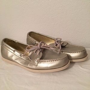 Champagne Boat Shoe Loafers